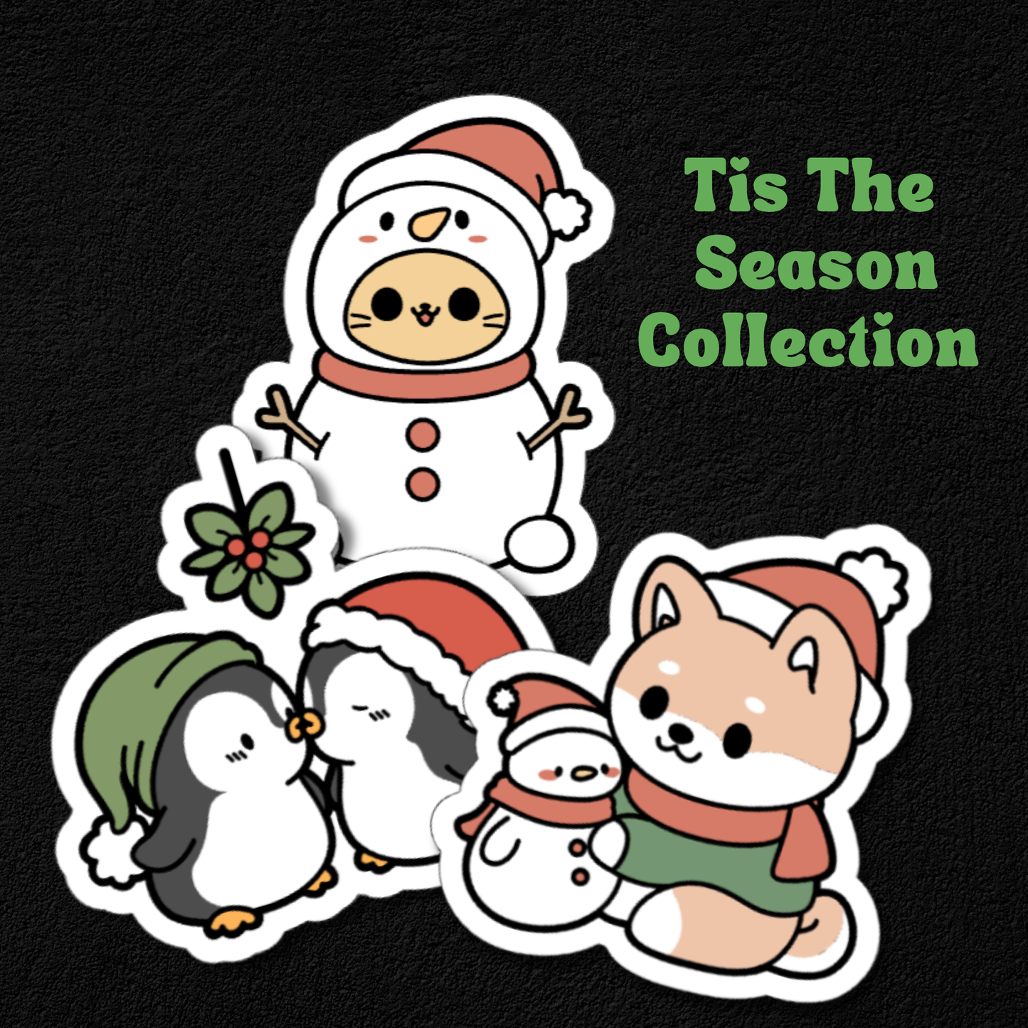 'Tis the Season Collection- Waterproof Vinyl Stickers