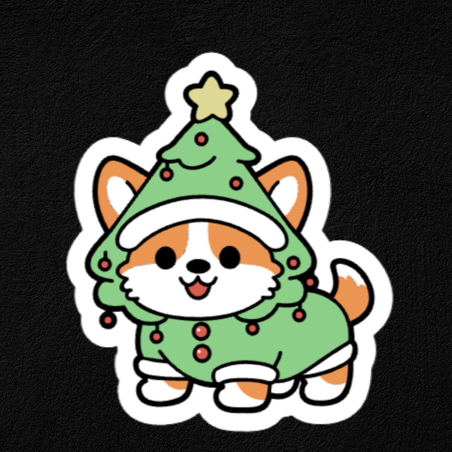 Oh Pet-Mas Tree Collection- Waterproof Vinyl Stickers