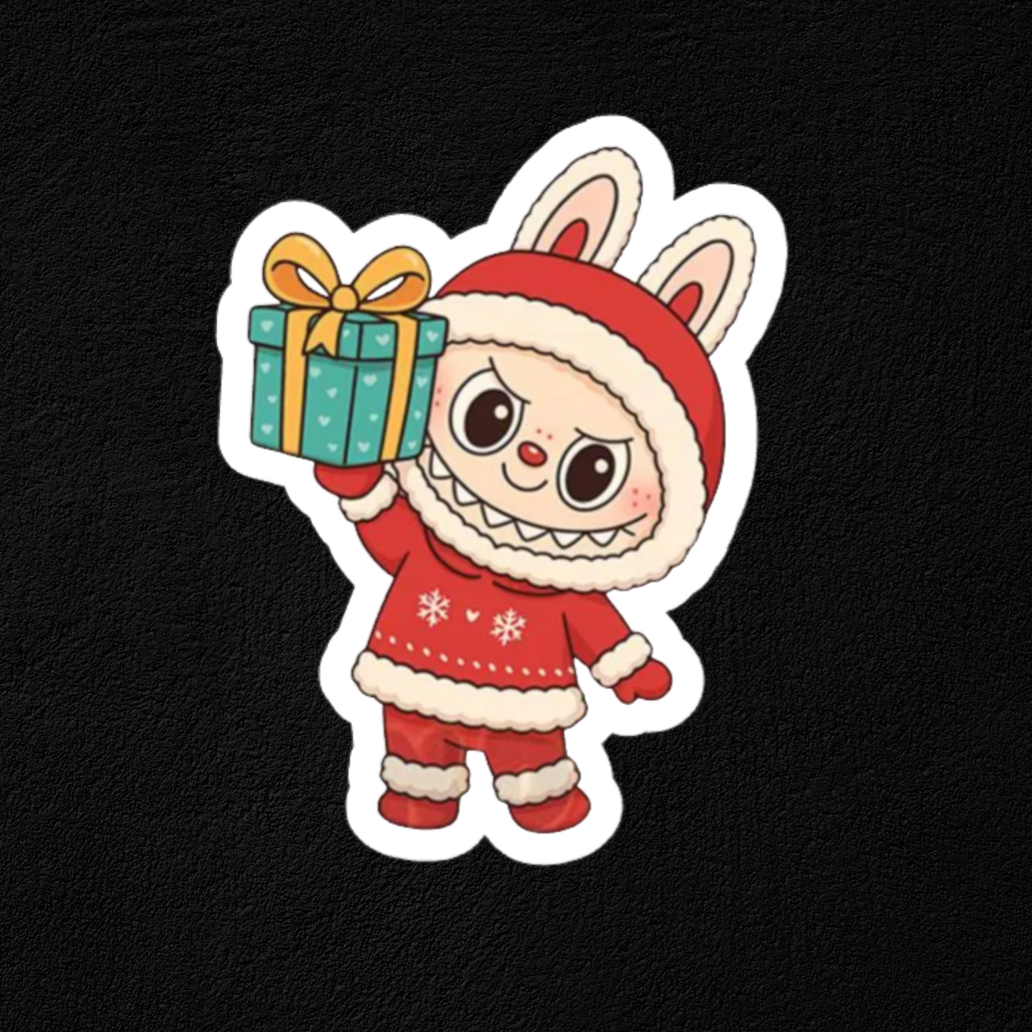 Labubu Christmas Collection- Waterproof Vinyl Stickers