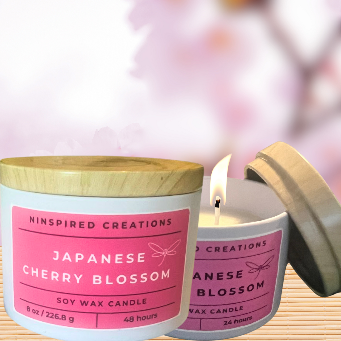 Soy Candle- Japanese Cherry Blossom