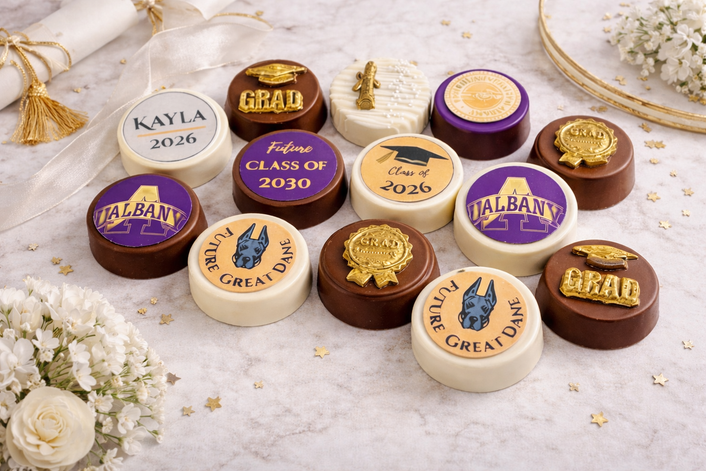 College Commitment Custom Treat Packages β Made Just for Your Graduate