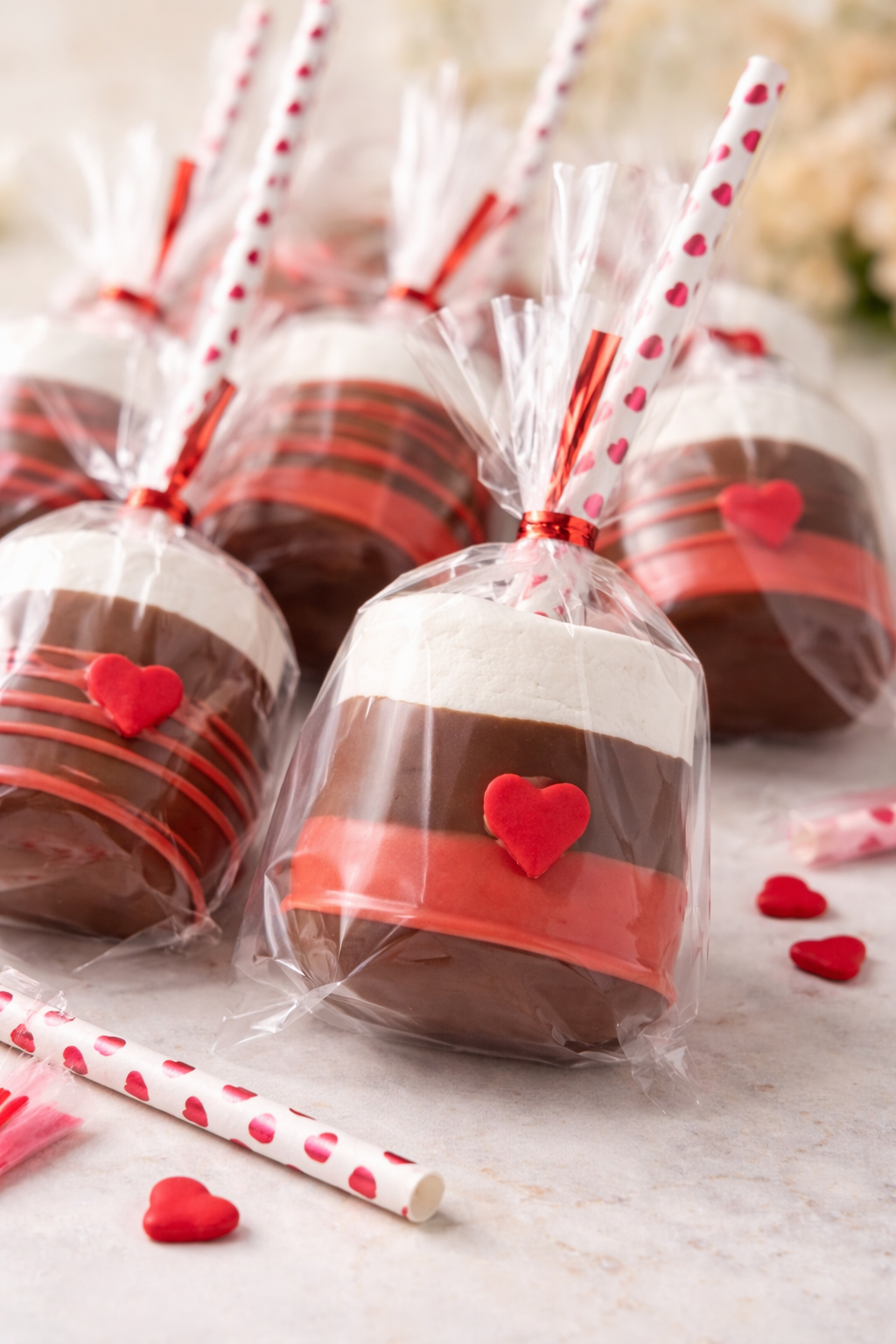 Chocolate Dipped Jumbo Marshmallows