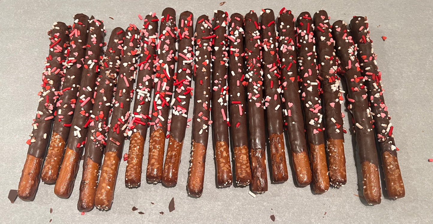 Chocolate Dipped Pretzels