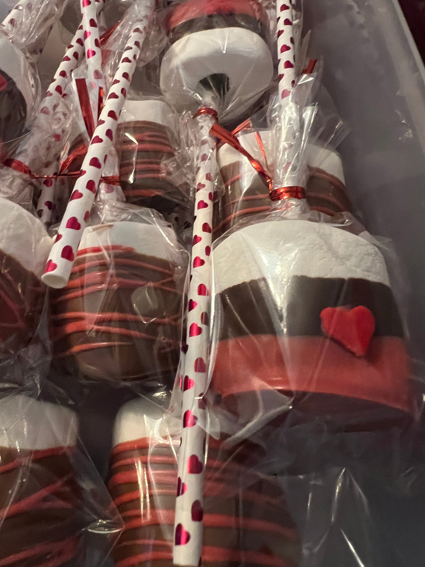 Chocolate Dipped Jumbo Marshmallows