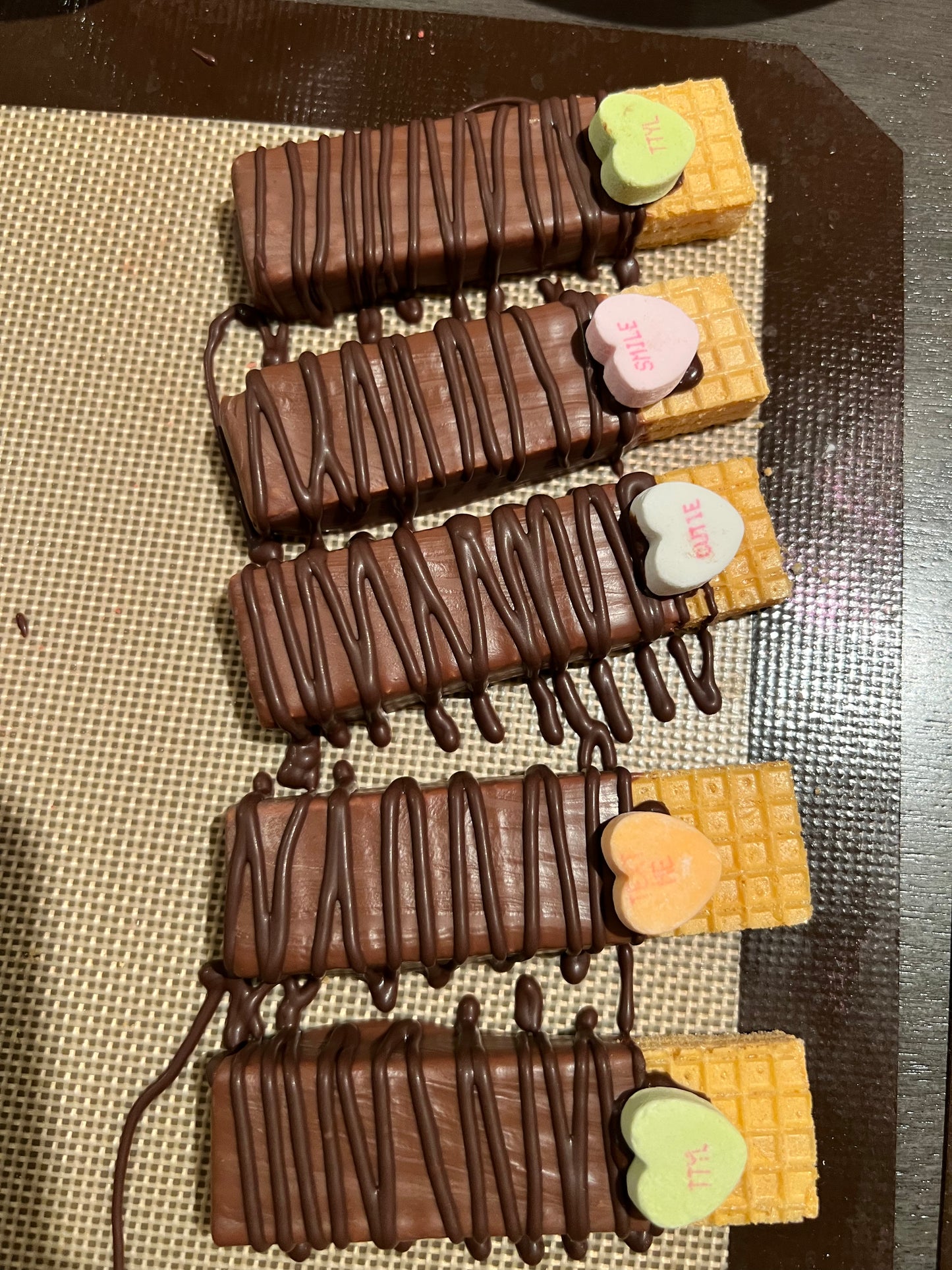 Chocolate Dipped Wafer Cookies