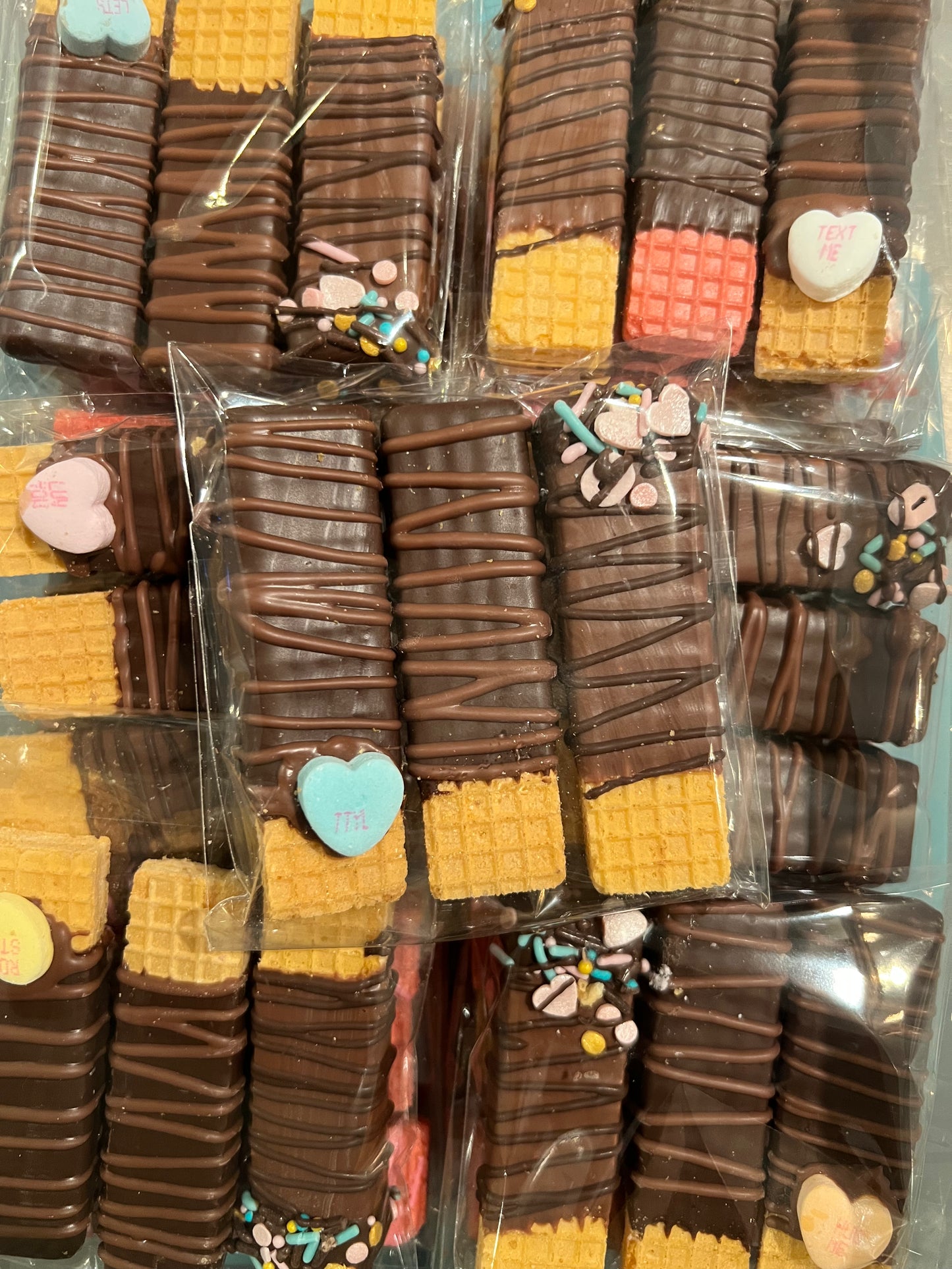 Chocolate Dipped Wafer Cookies