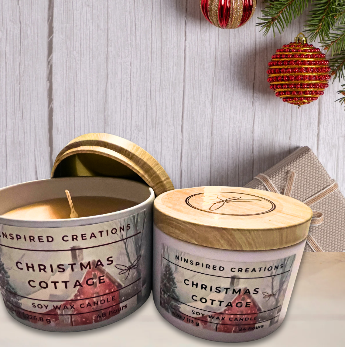 Soy Candle- Christmas Cottage
