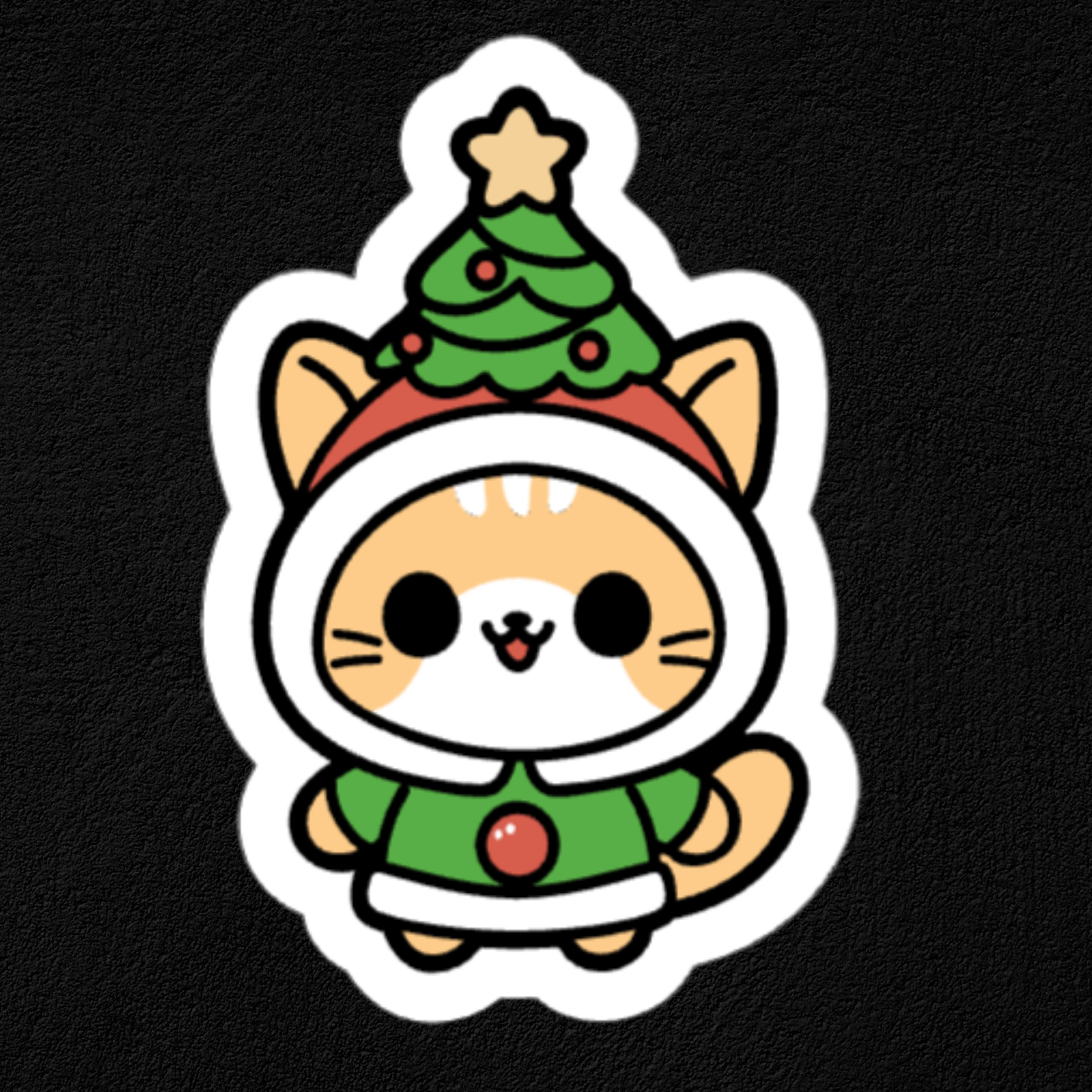Cute Cuddly Trees Collection- Waterproof Vinyl Stickers