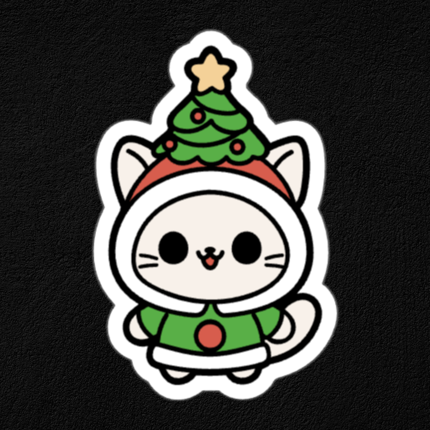 Cute Cuddly Trees Collection- Waterproof Vinyl Stickers