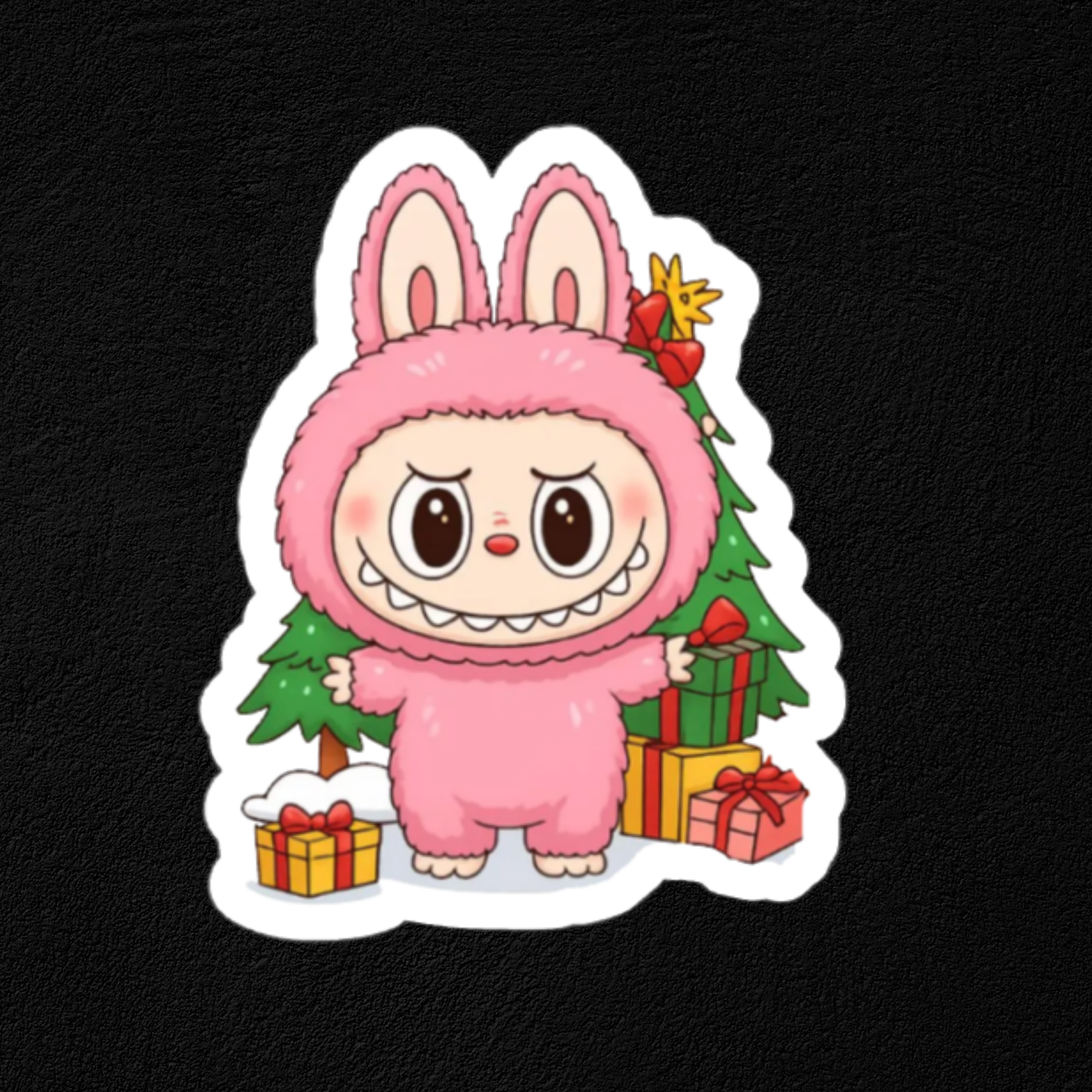 Labubu Christmas Collection- Waterproof Vinyl Stickers
