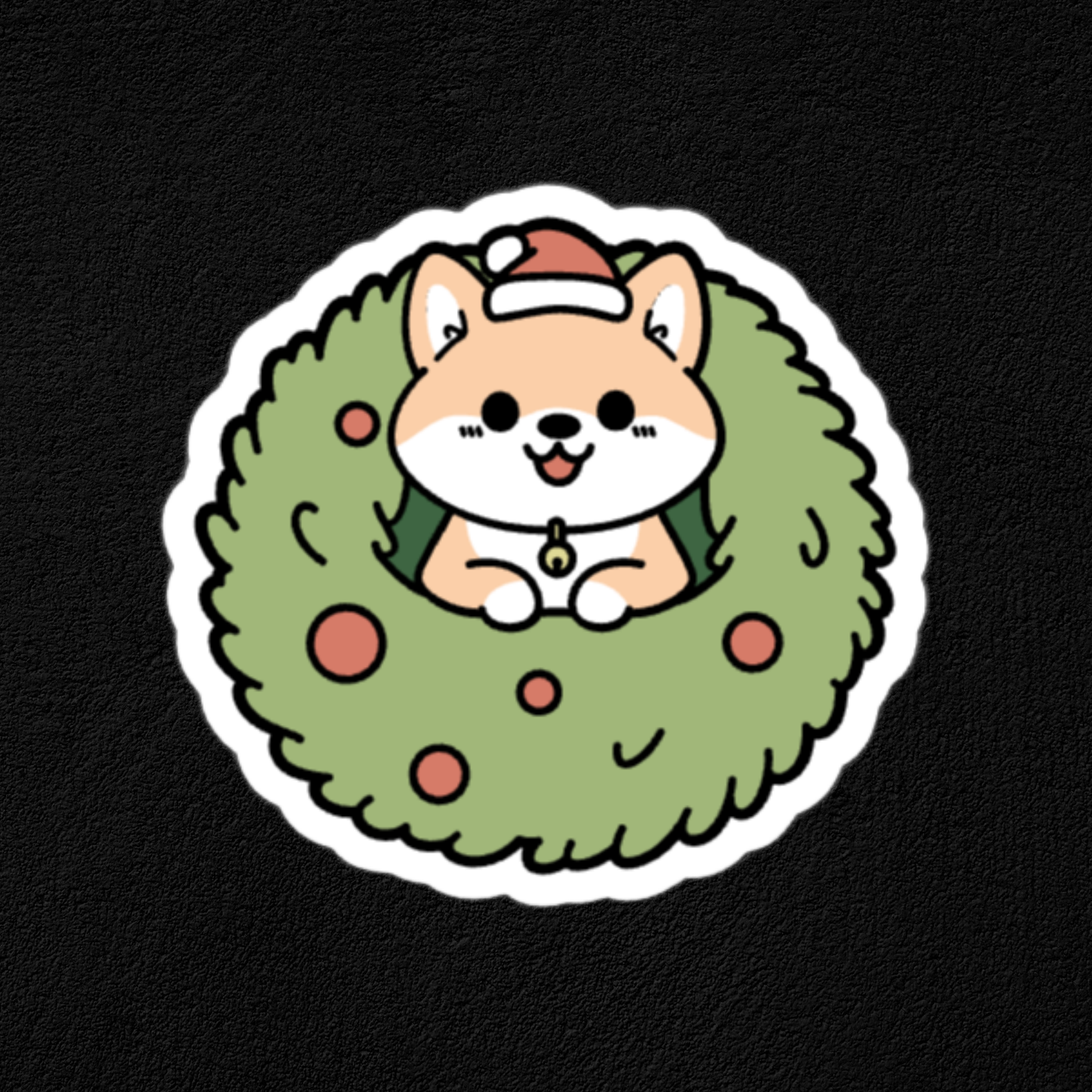 The Wreath Collection- Waterproof Vinyl Stickers