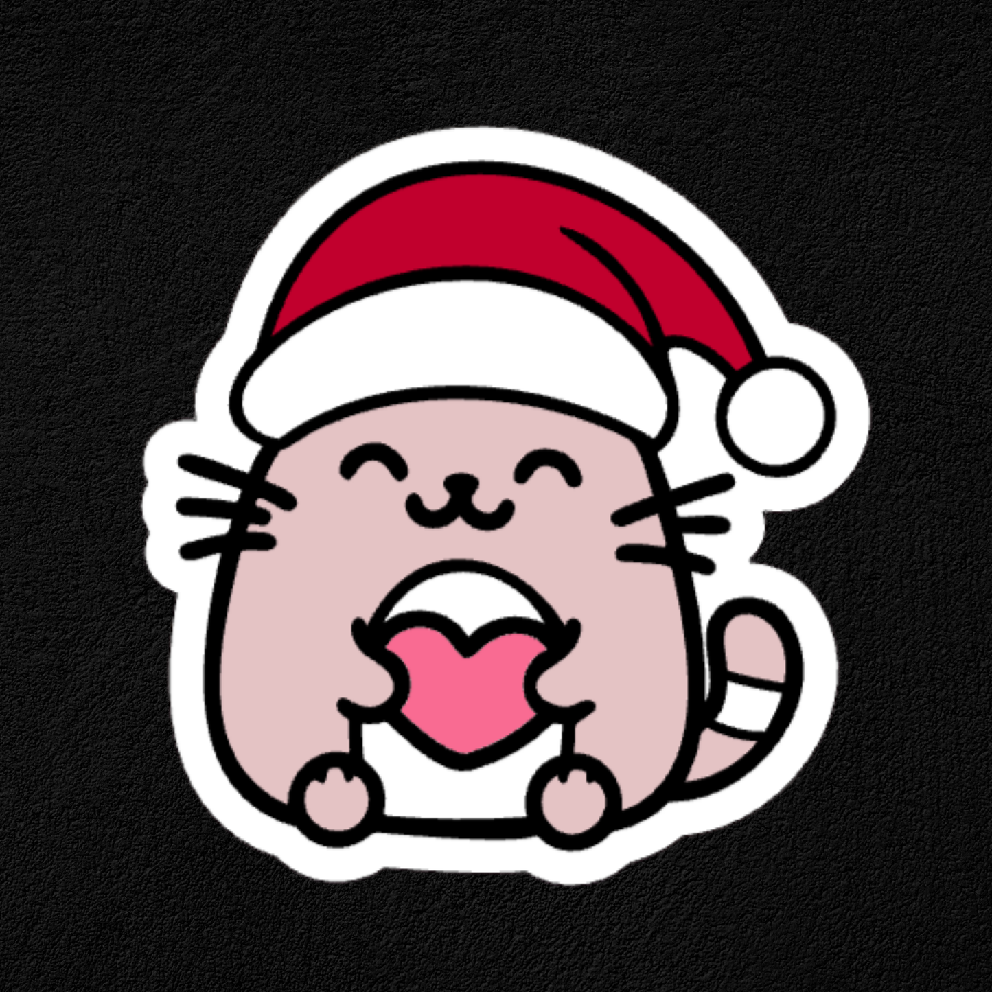 Santa's Furry Helpers Collection- Waterproof Vinyl Stickers