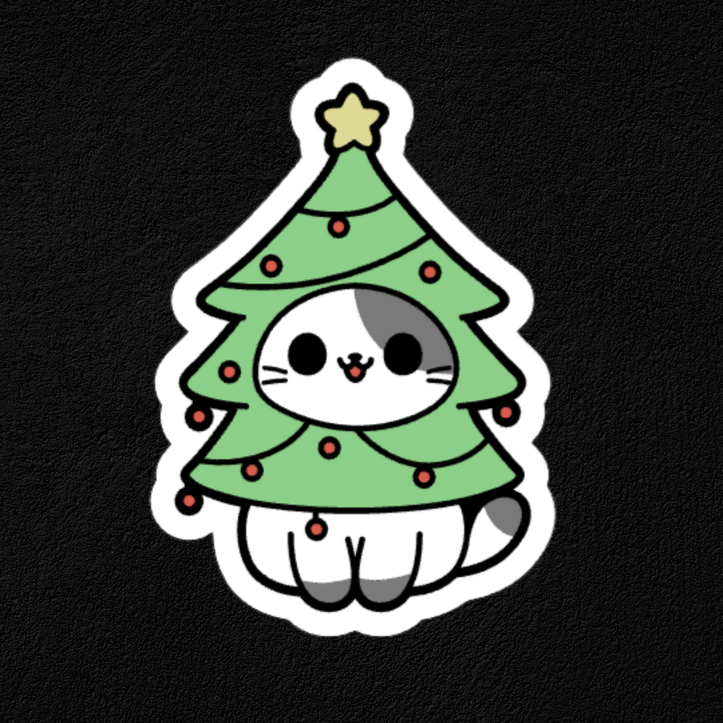 Oh Pet-Mas Tree Collection- Waterproof Vinyl Stickers