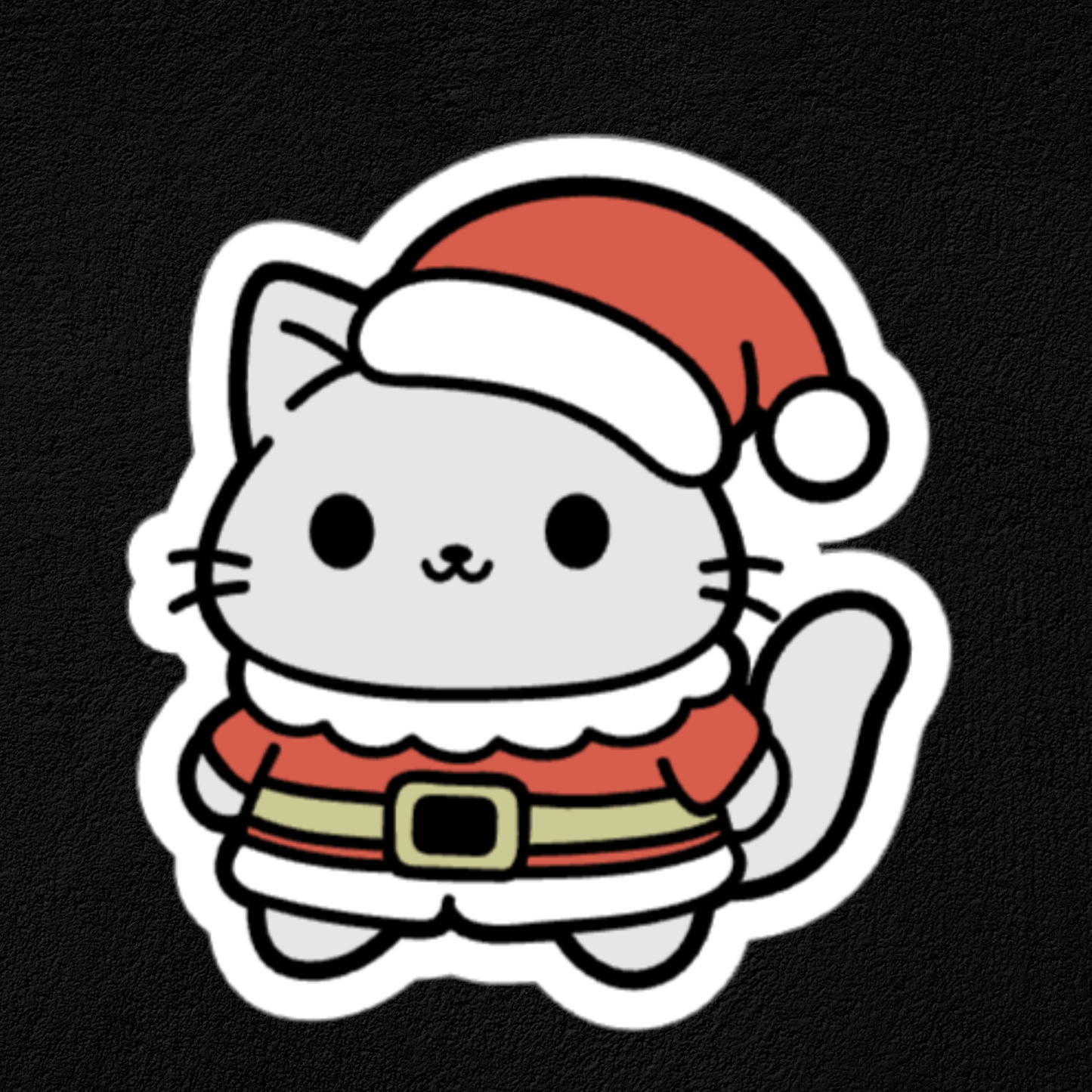 Santa's Furry Helpers Collection- Waterproof Vinyl Stickers