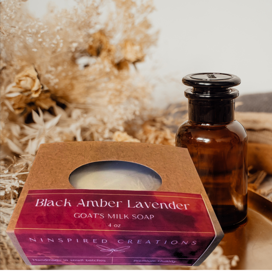 Goat's Milk Soap- Black Amber & Lavender