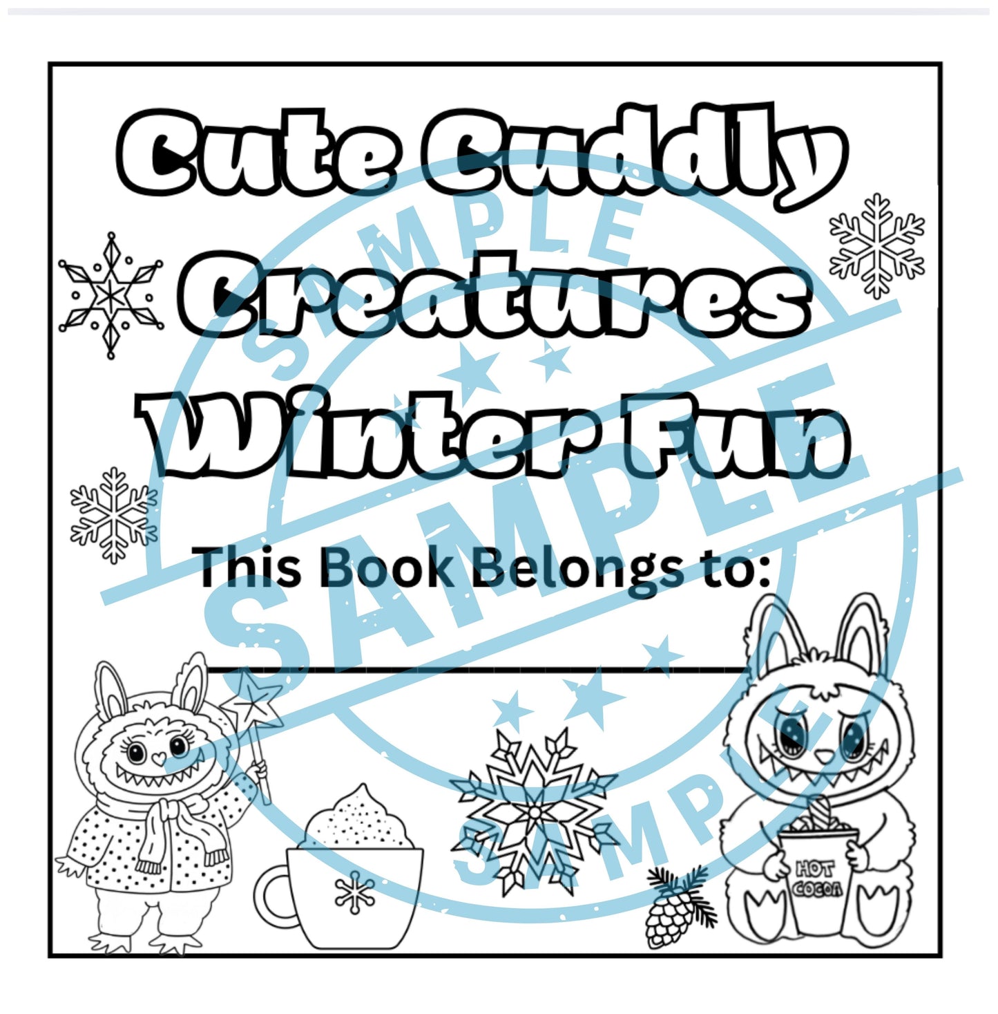 Cute Cuddly Creatures: Winter Fun - HOLIDAY EDITION (LIMITED)