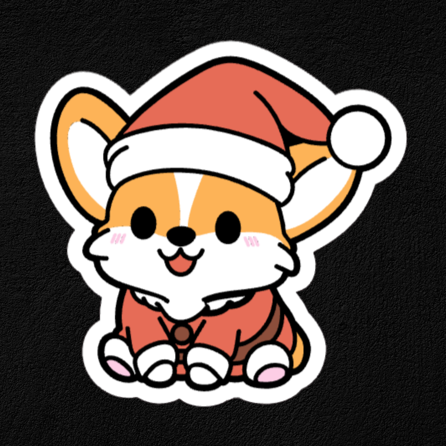 Santa's Furry Helpers Collection 2- Waterproof Vinyl Stickers