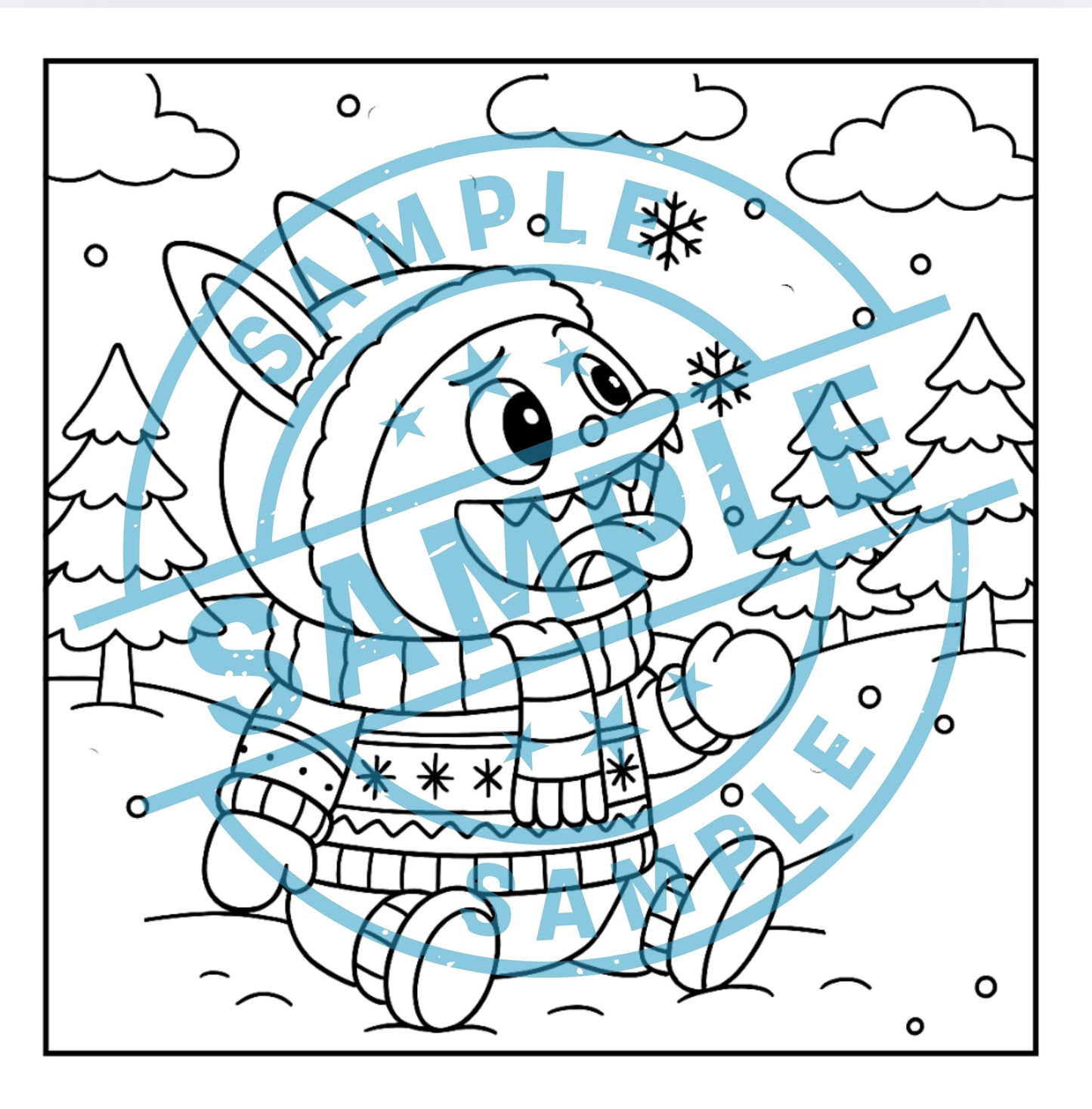 Cute Cuddly Creatures: Winter Fun - HOLIDAY EDITION (LIMITED)