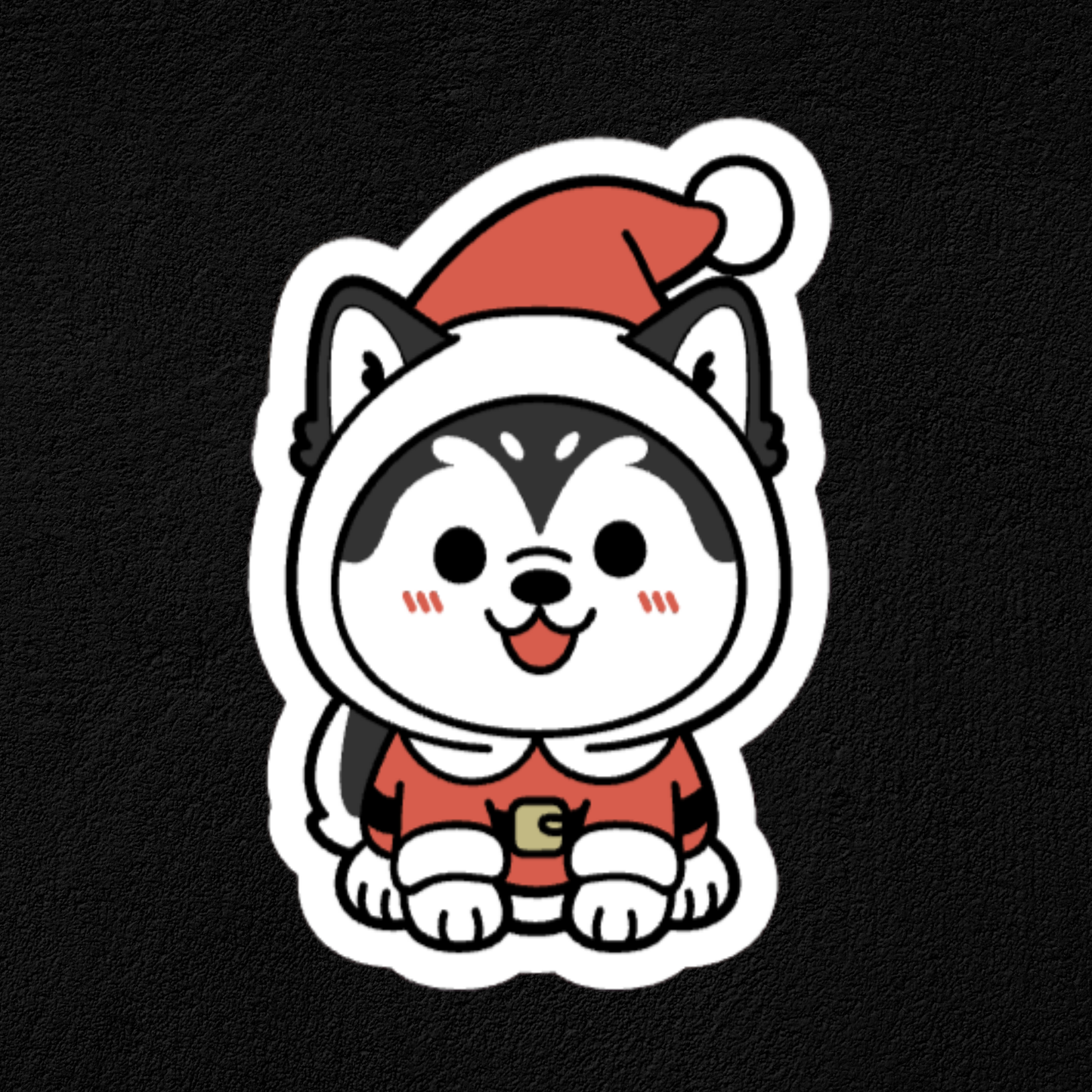 Santa's Furry Helpers Collection 2- Waterproof Vinyl Stickers