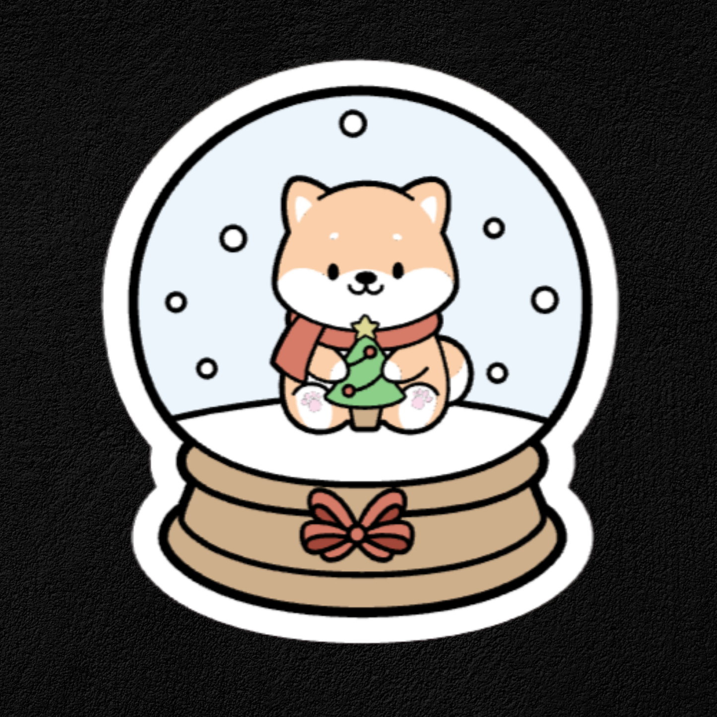 Snow Globe Collection- Waterproof Vinyl Stickers