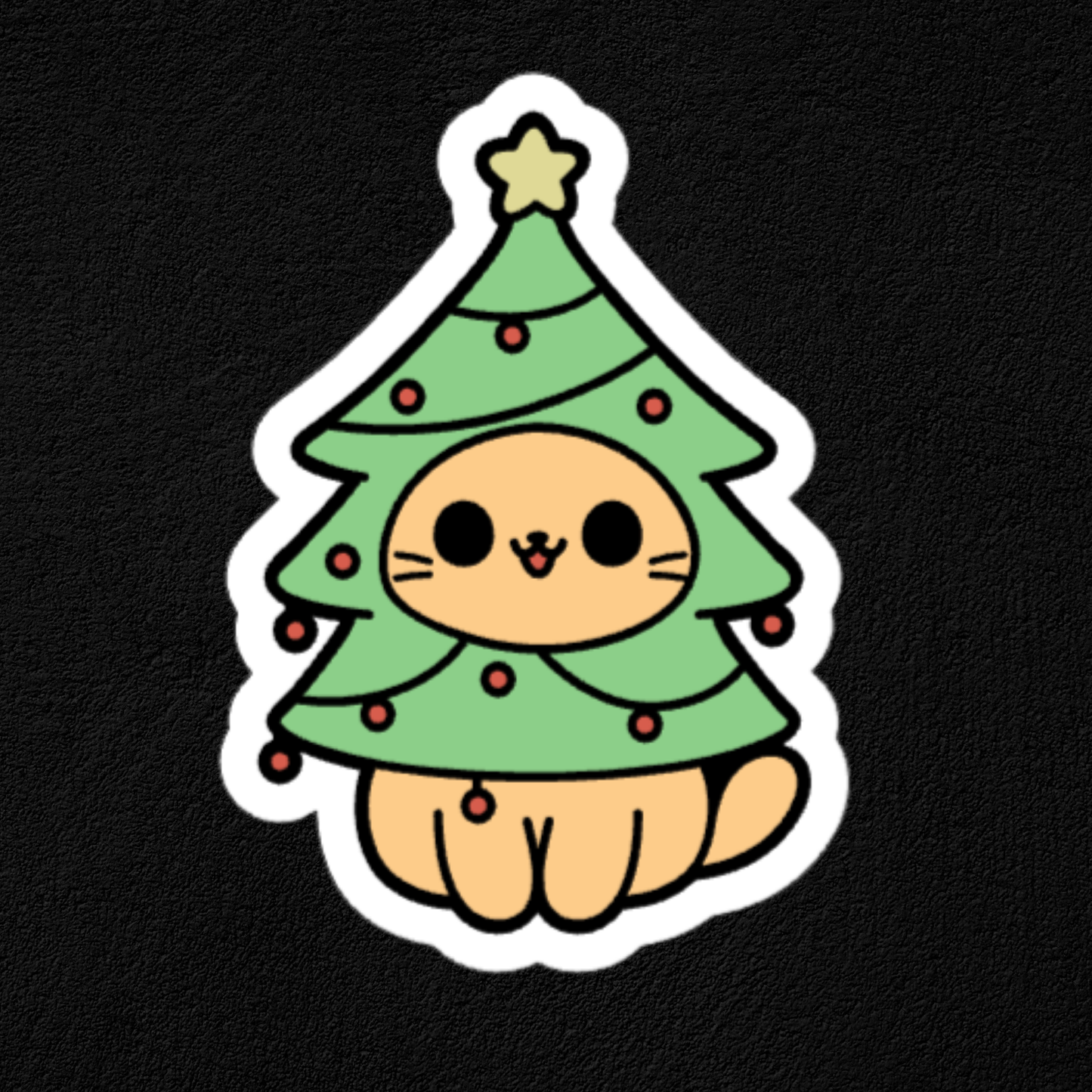 Oh Pet-Mas Tree Collection- Waterproof Vinyl Stickers