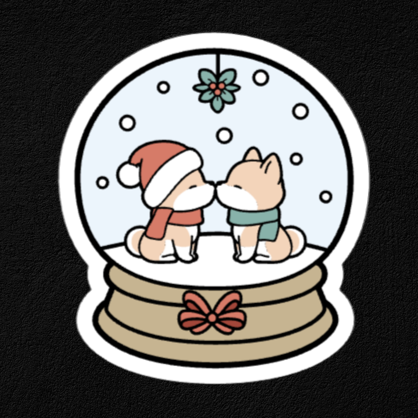 Snow Globe Collection- Waterproof Vinyl Stickers