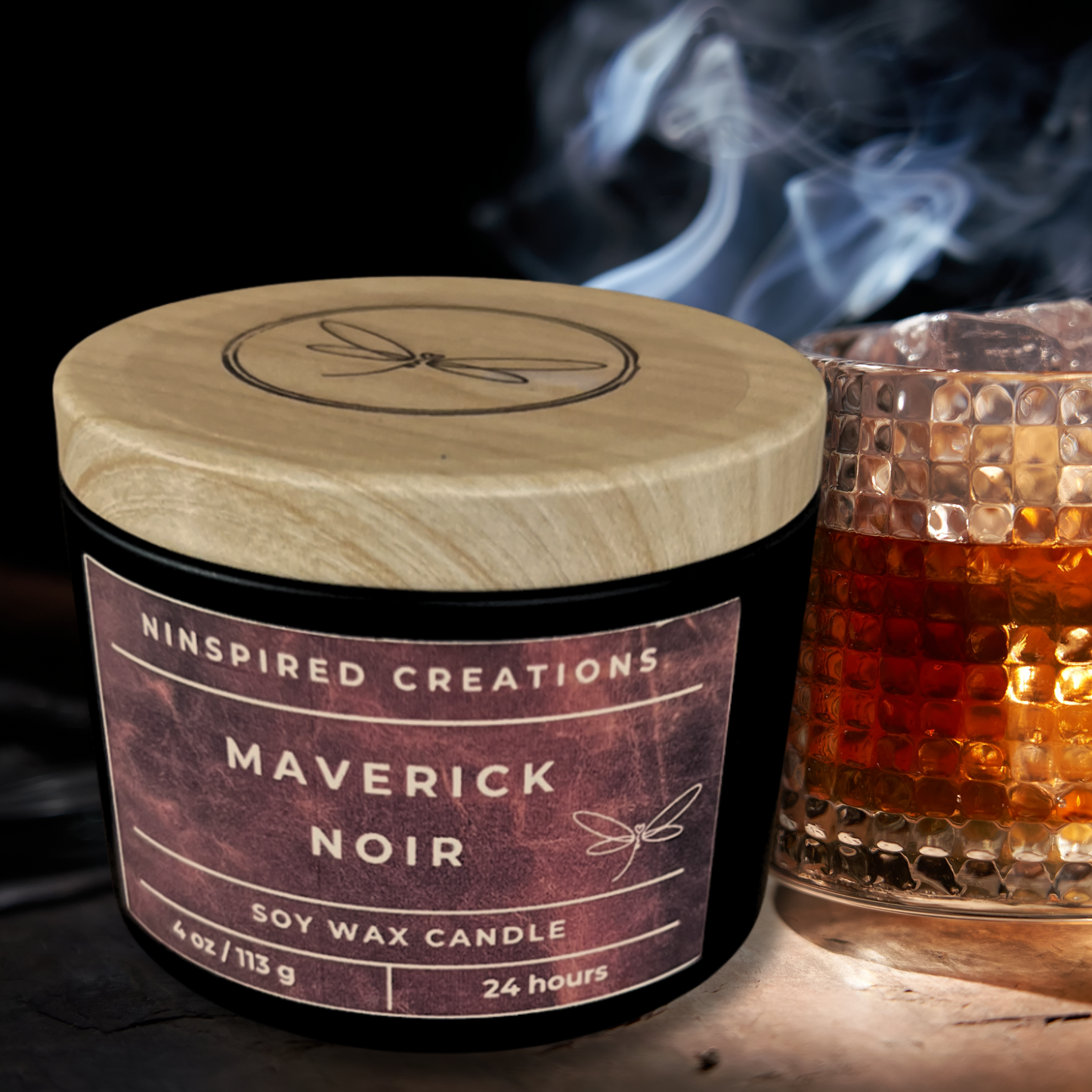 Soy Candle- Maverick Noir