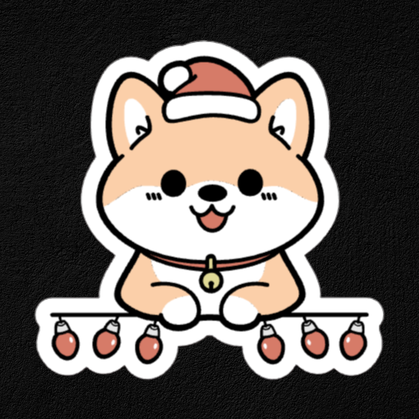 Holiday Furry Fun Collection- Waterproof Vinyl Stickers