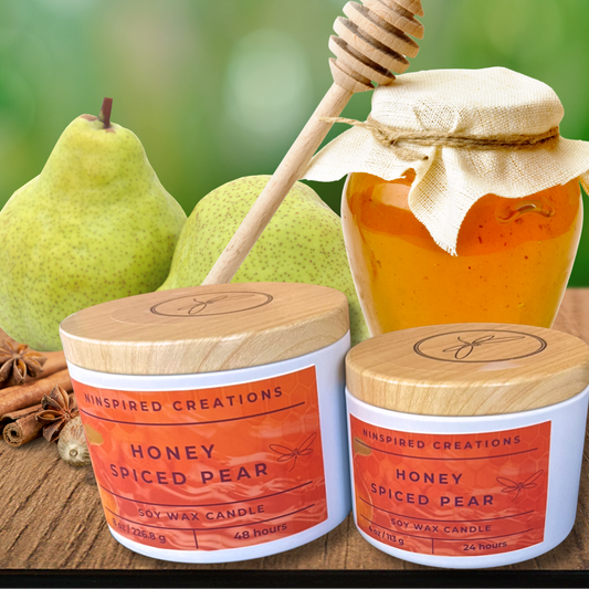 Soy Candle- Honey Spiced Pear