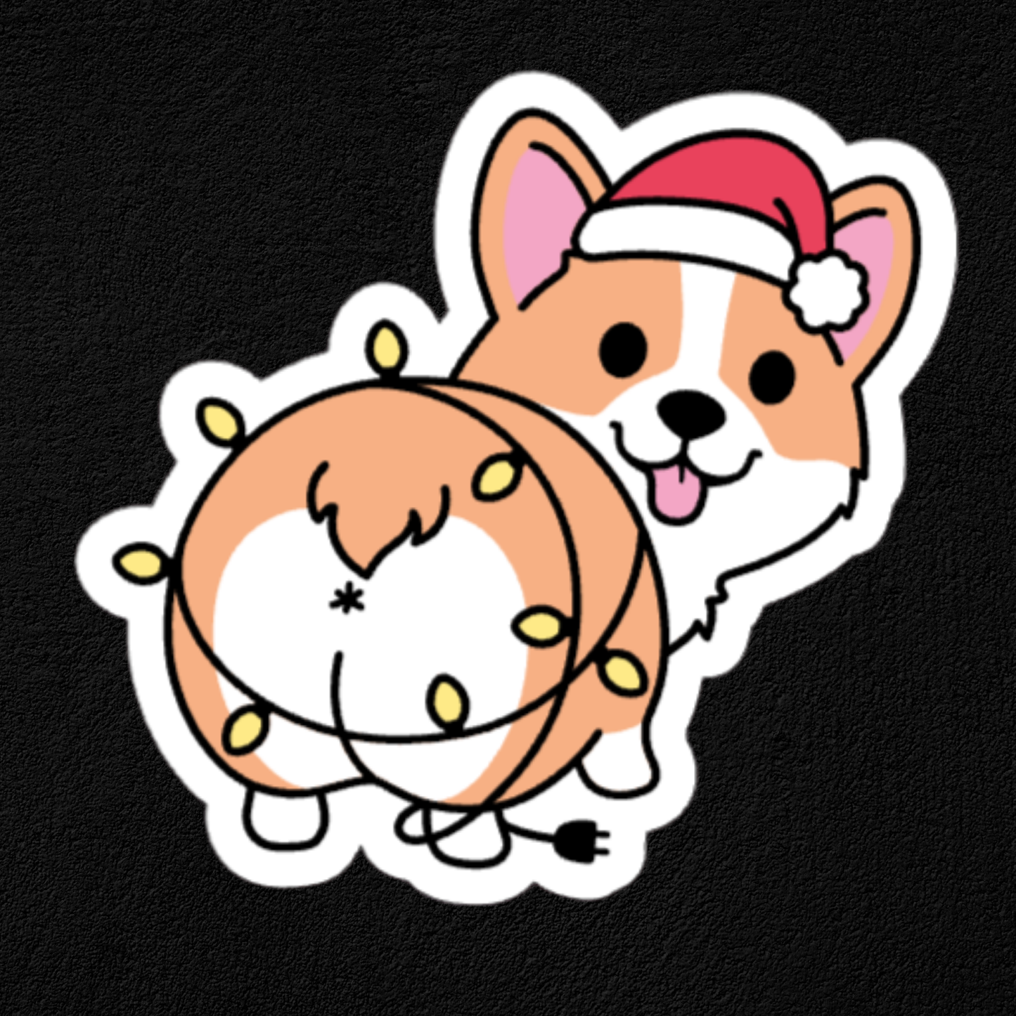 Holiday Furry Fun Collection- Waterproof Vinyl Stickers