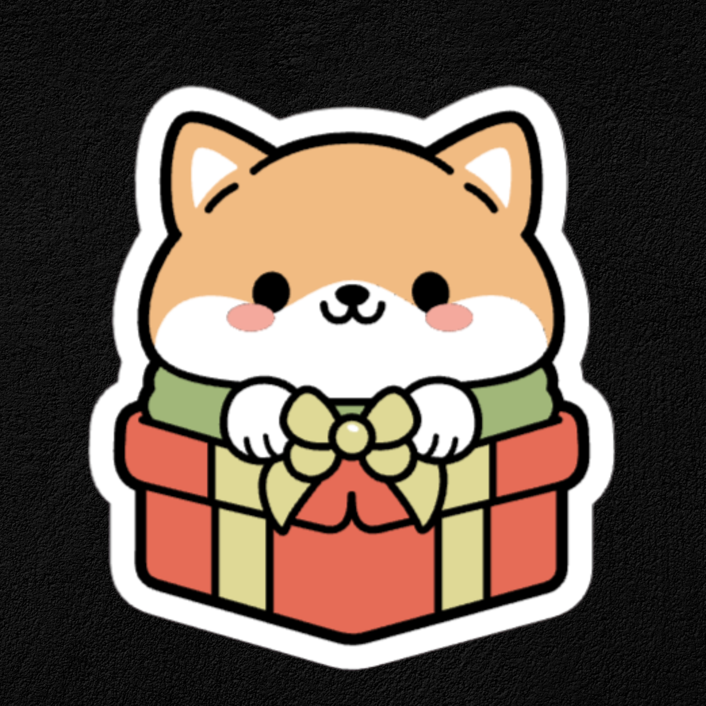 Holiday Furry Fun Collection- Waterproof Vinyl Stickers