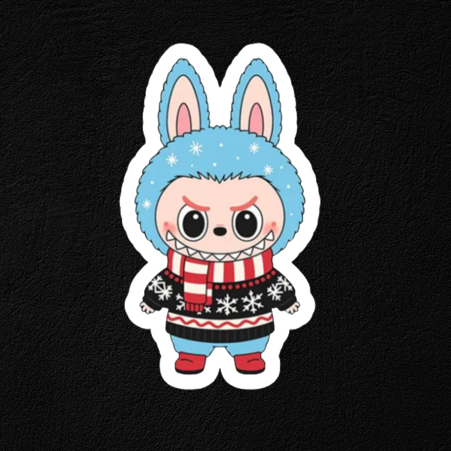 Labubu Sweater Collection -Waterproof Vinyl Sticker