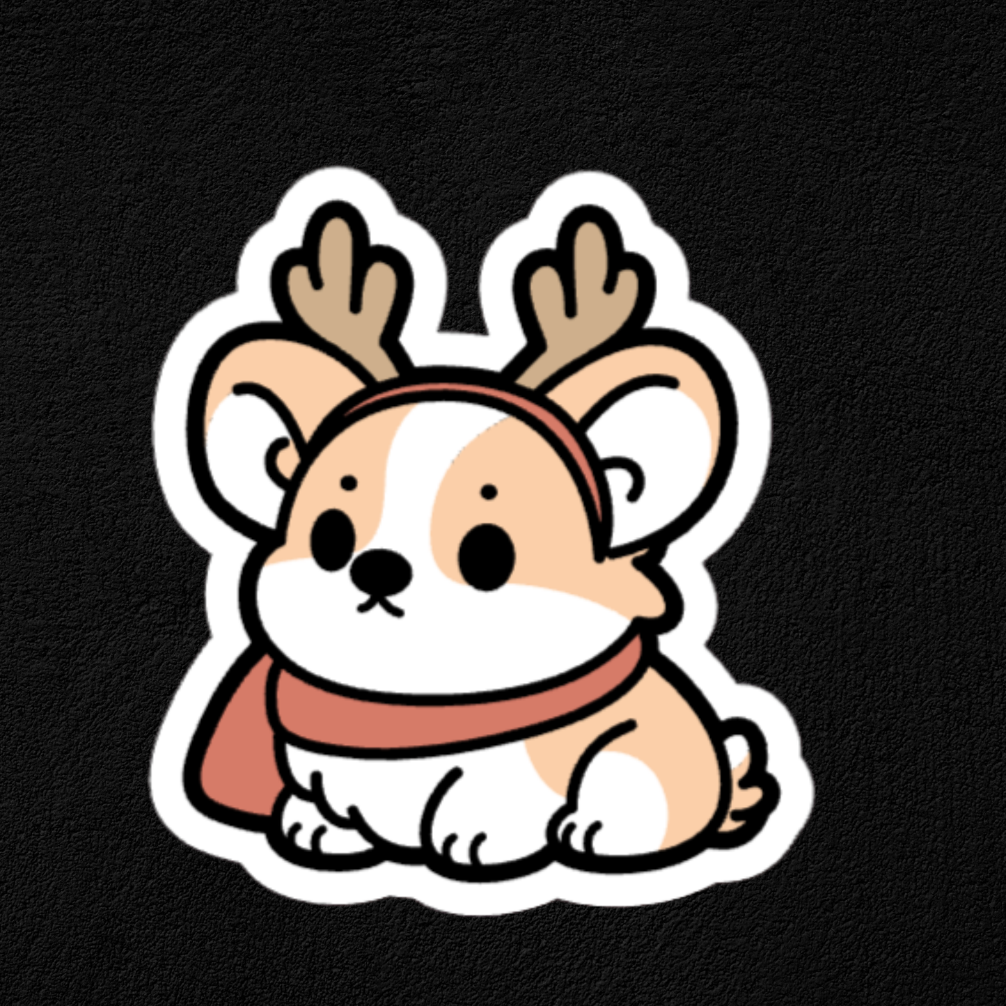 The Reindeer Collection- Waterproof Vinyl Stickers