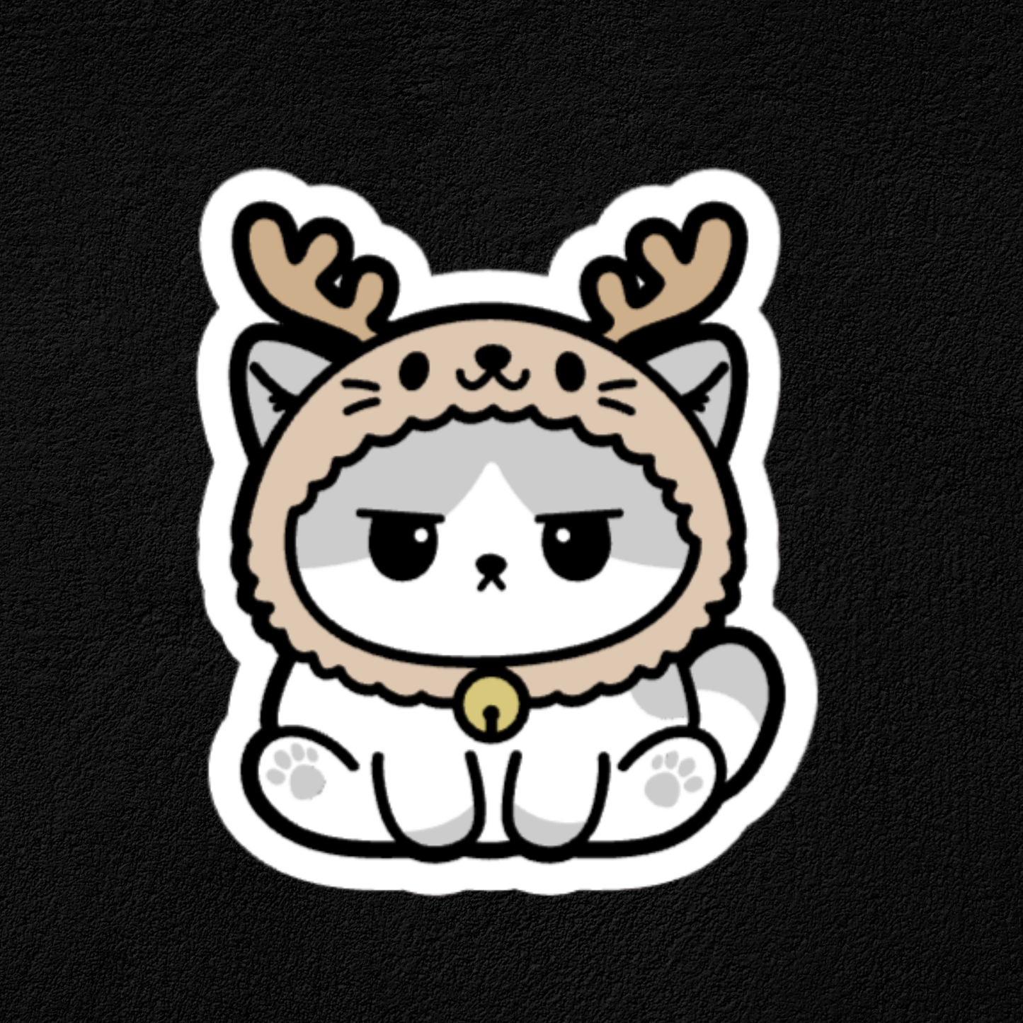 The Reindeer Collection- Waterproof Vinyl Stickers