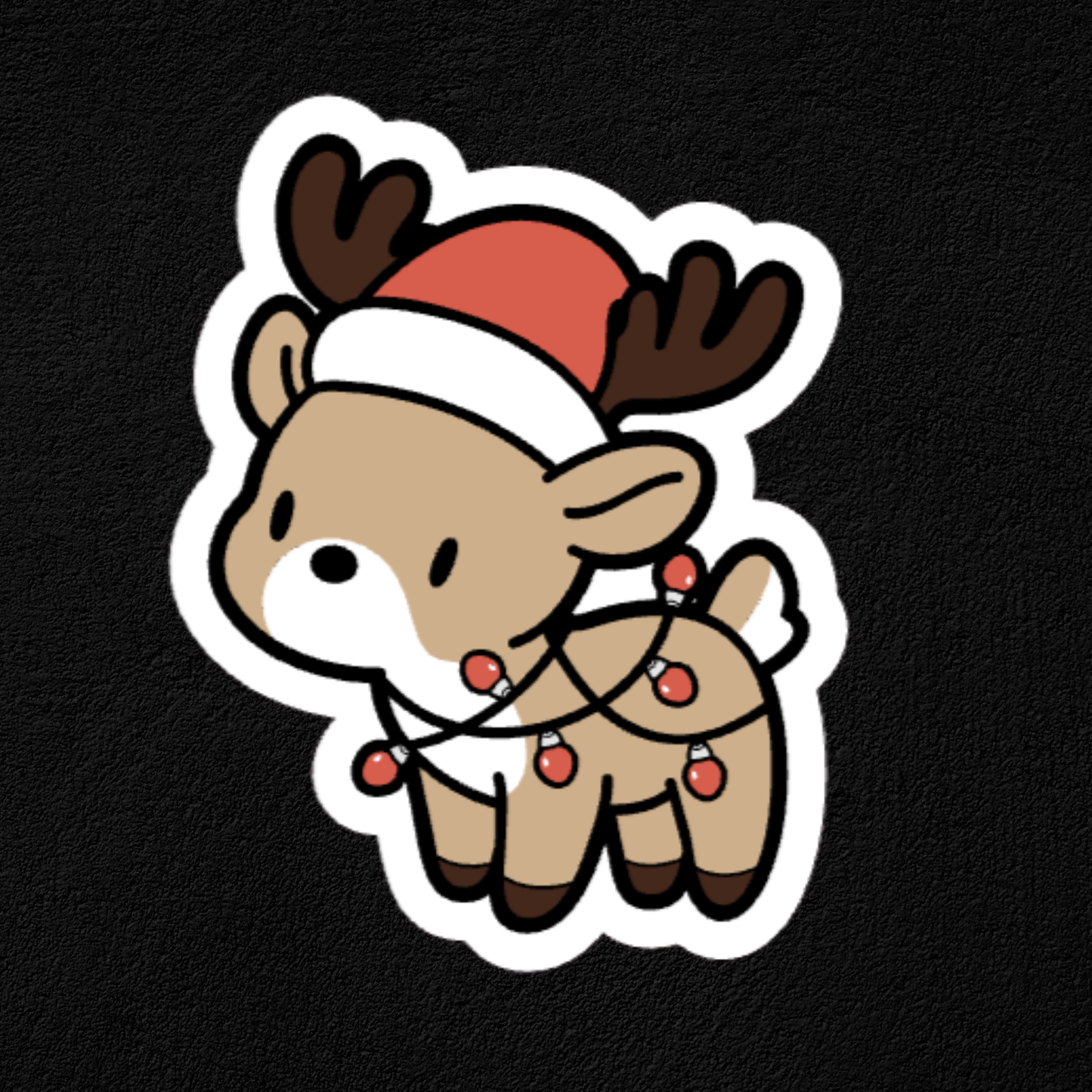 The Reindeer Collection- Waterproof Vinyl Stickers