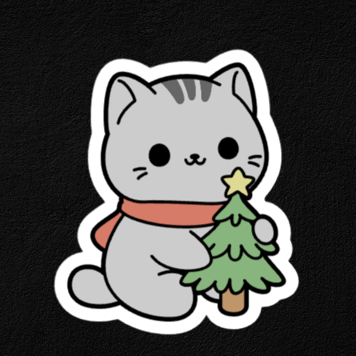 Cats and Trees Collection- Waterproof Vinyl Stickers