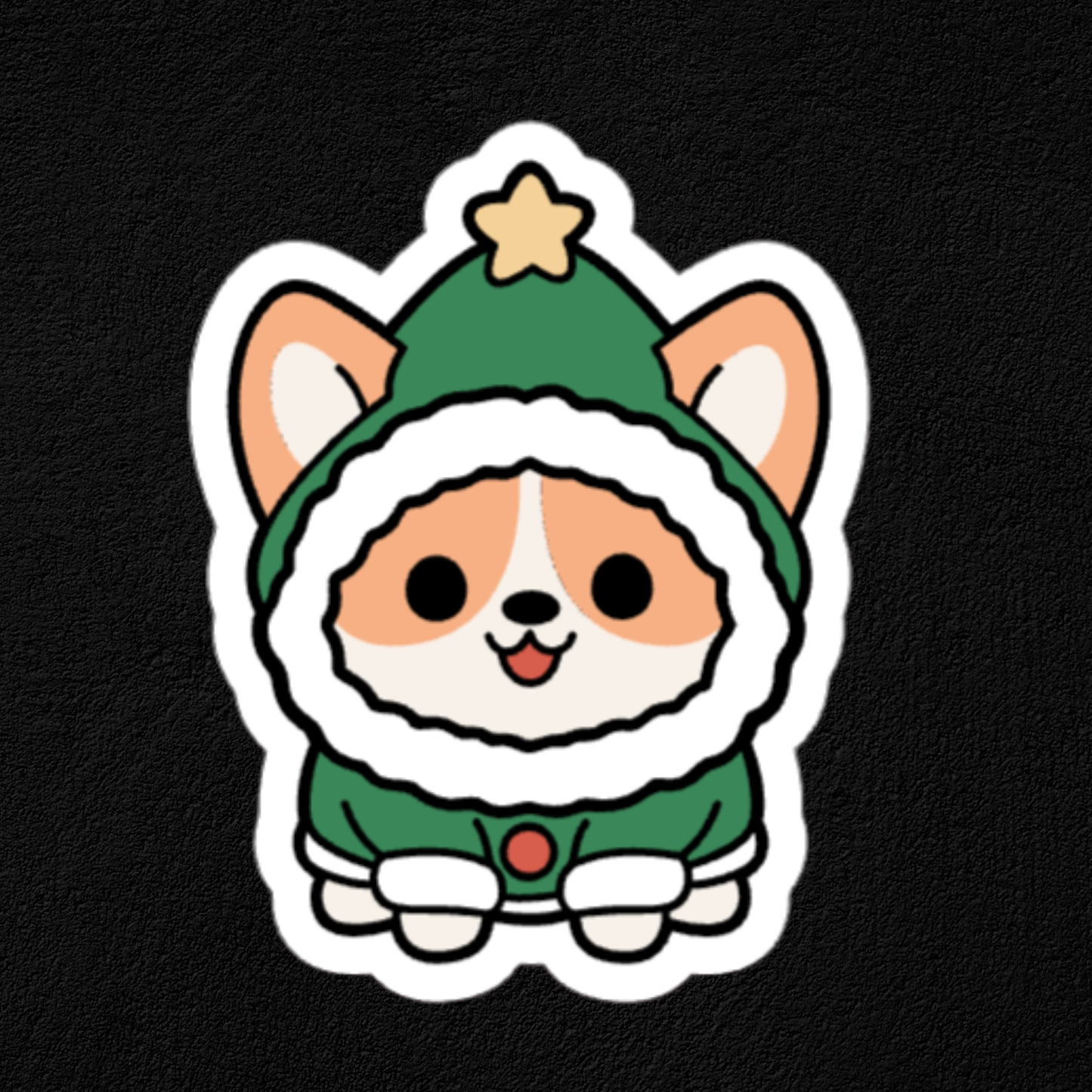 Cute Cuddly Trees Collection- Waterproof Vinyl Stickers