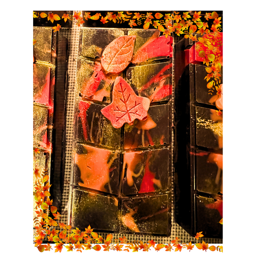 Fall Inspired Dubai Chocolate Bars- Medium or Large Bars