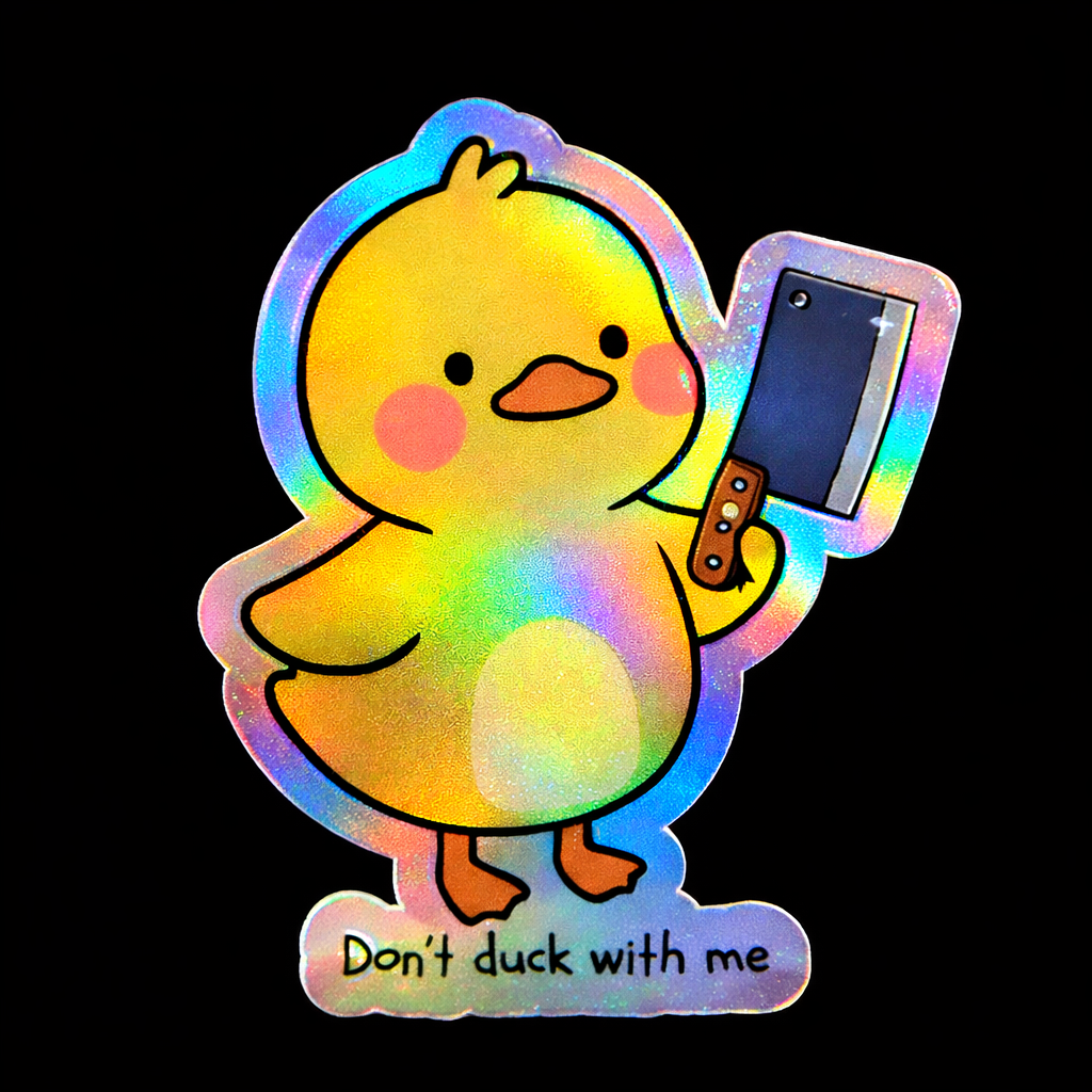Naughty Duck Collection -Waterproof Vinyl Sticker