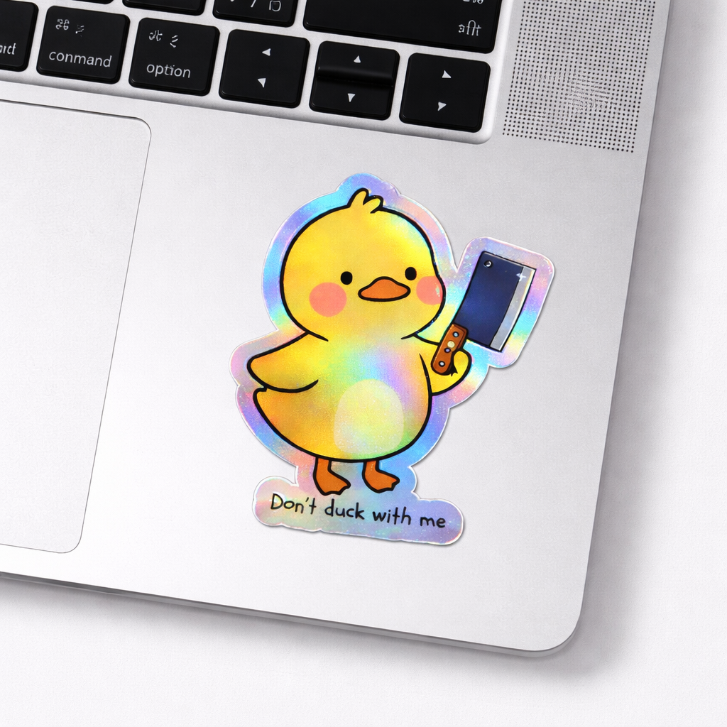 Naughty Duck Collection -Waterproof Vinyl Sticker