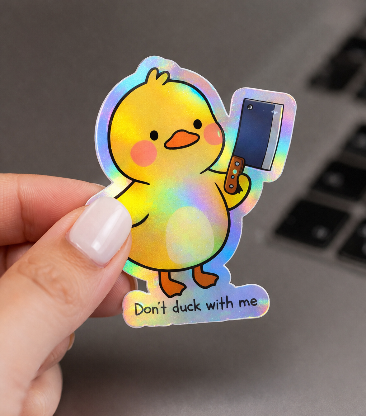 Naughty Duck Collection -Waterproof Vinyl Sticker