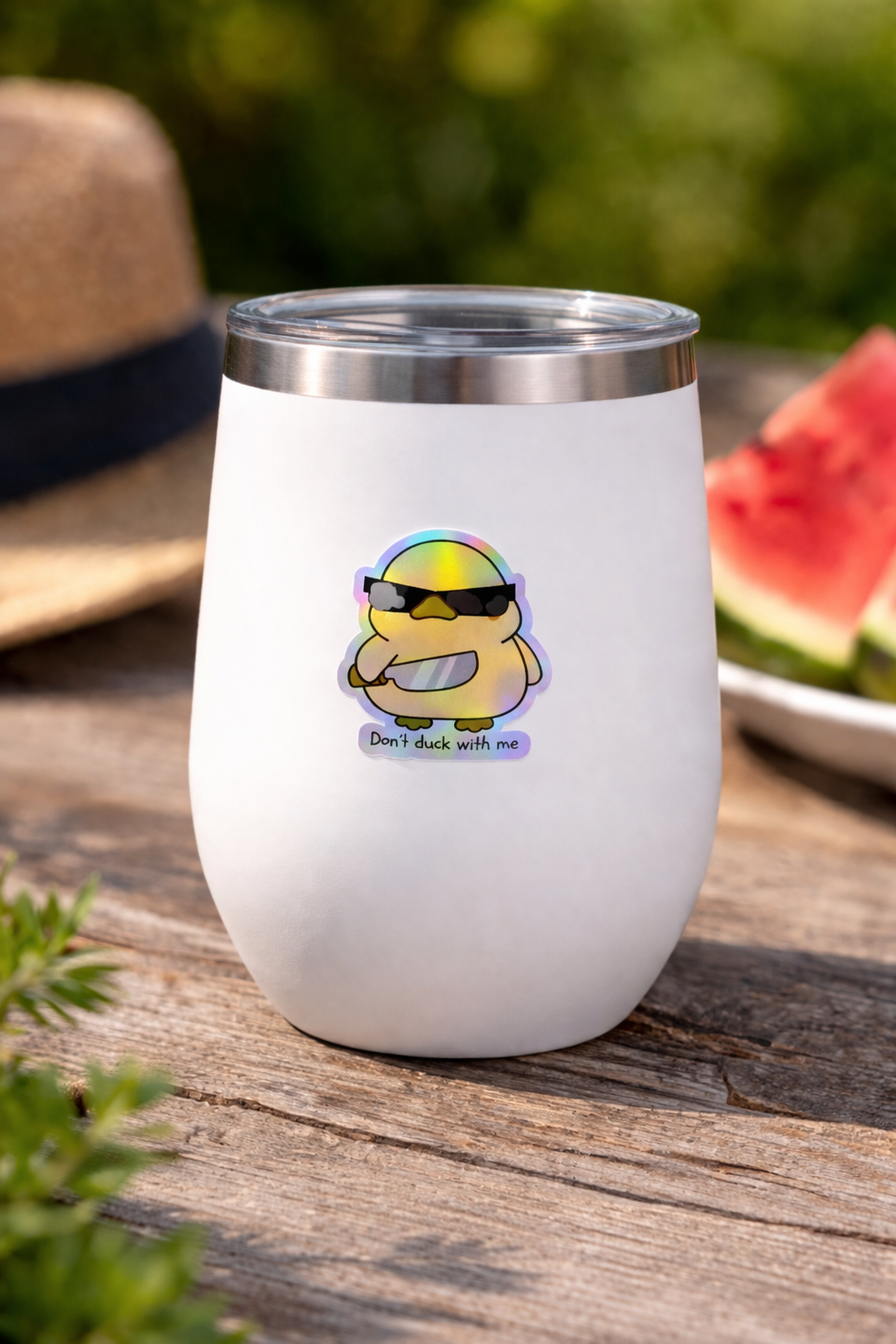 Naughty Duck Collection -Waterproof Vinyl Sticker