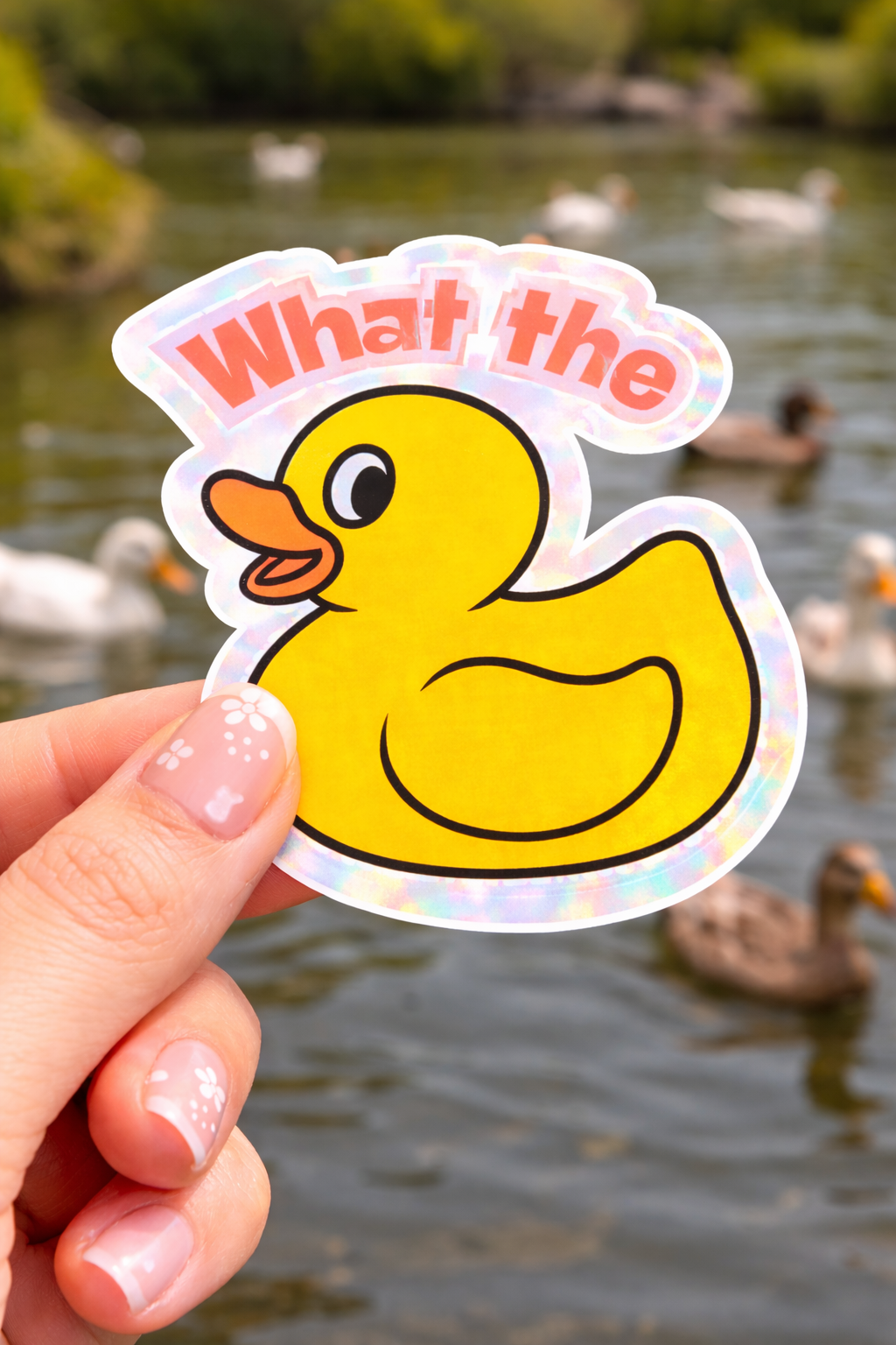 Naughty Duck Collection -Waterproof Vinyl Sticker