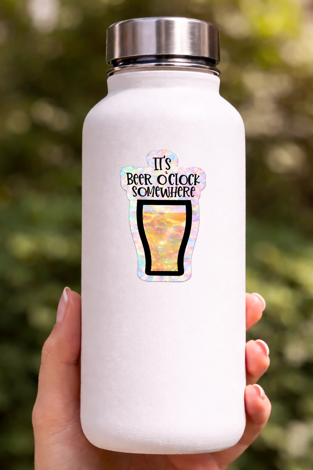 It's Beer O'Clock Collection Vinyl Sticker