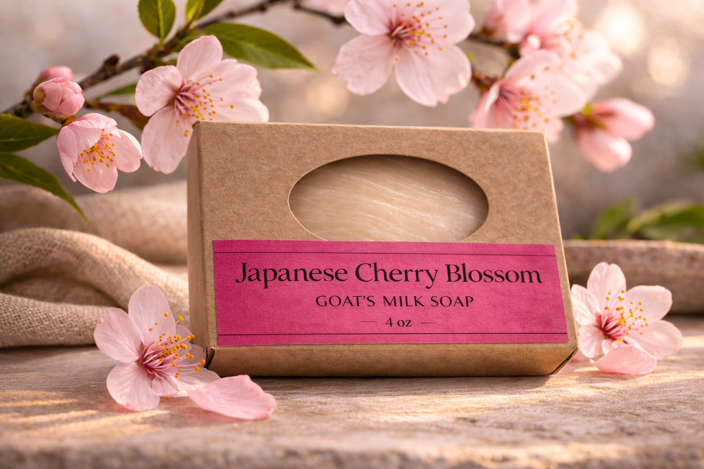 Goat's Milk Soap- Japanese Cherry Blossom