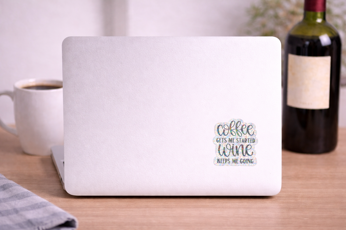 Coffee Wine Sticker