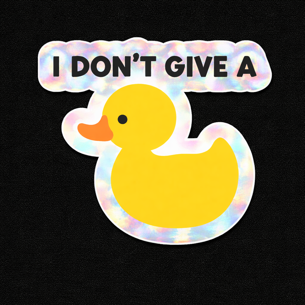 Naughty Duck Collection -Waterproof Vinyl Sticker