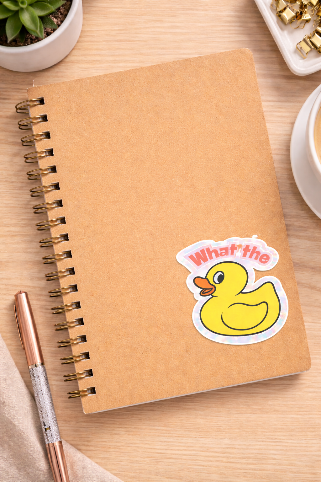 Naughty Duck Collection -Waterproof Vinyl Sticker