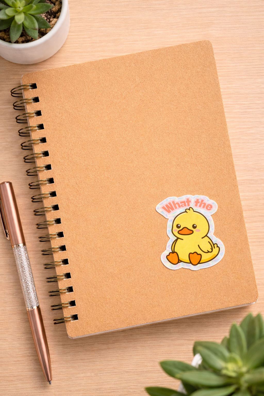 Naughty Duck Collection -Waterproof Vinyl Sticker