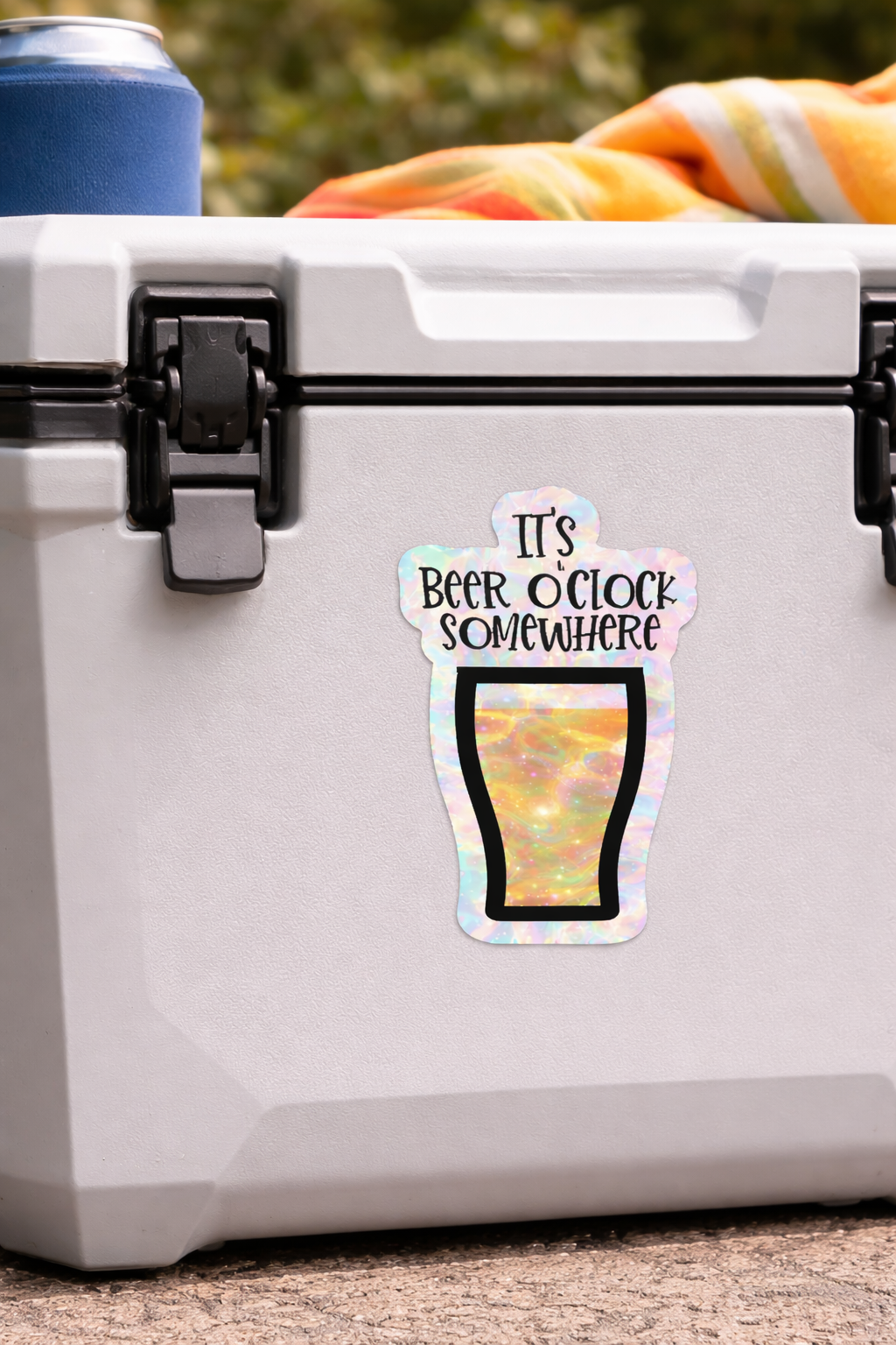 It's Beer O'Clock Collection Vinyl Sticker